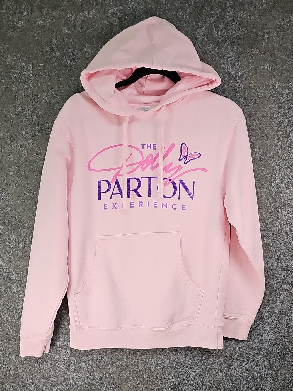 The Dolly Parton Experience Hoody, Pink Purple, Size Small